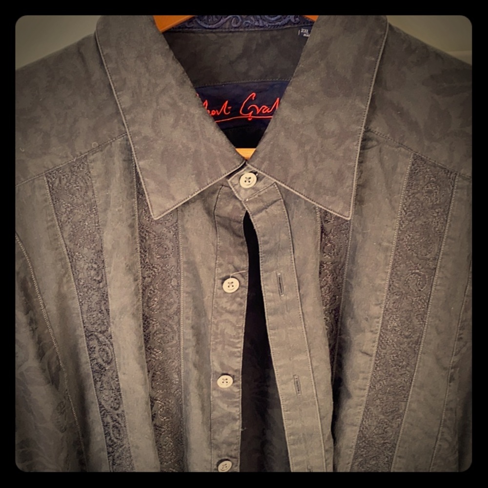 Long sleeve white Robert Graham
